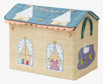 Leksakskorg Castle Theme M från Rice med slottstema