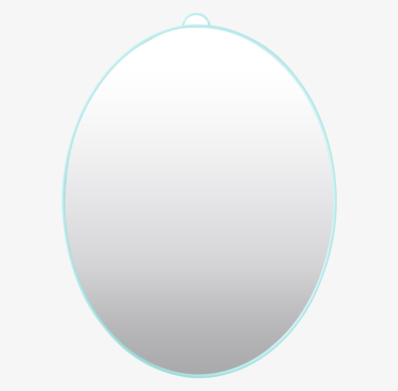 Spegel Small Mint från Rice med mintgrön ram och upphängning