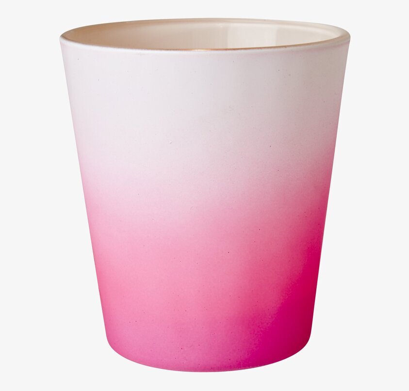 Ljuslykta Two Tone Rosa från Rice med harmonisk design