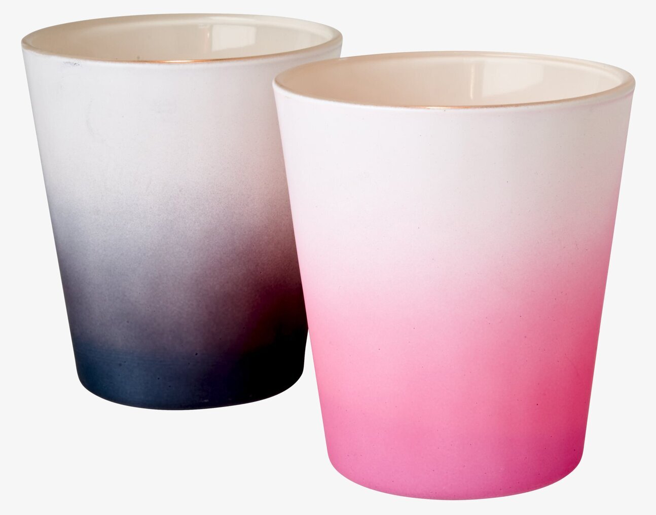 Ljuslykta Two Tone Rosa från Rice med gradvis färgövergång