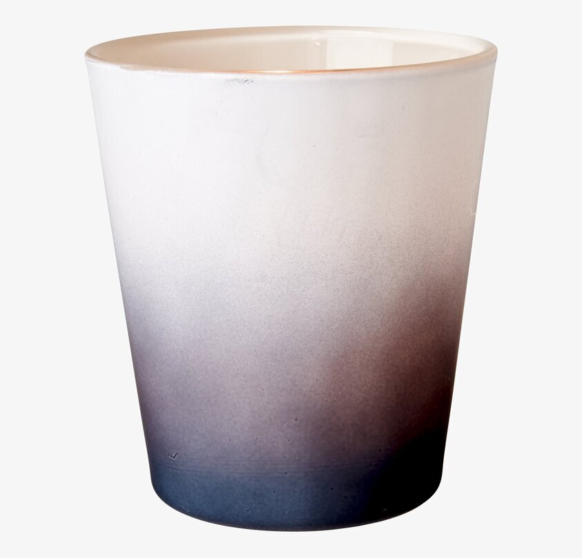 Ljuslykta Two Tone Blå från Rice i keramik med gradient