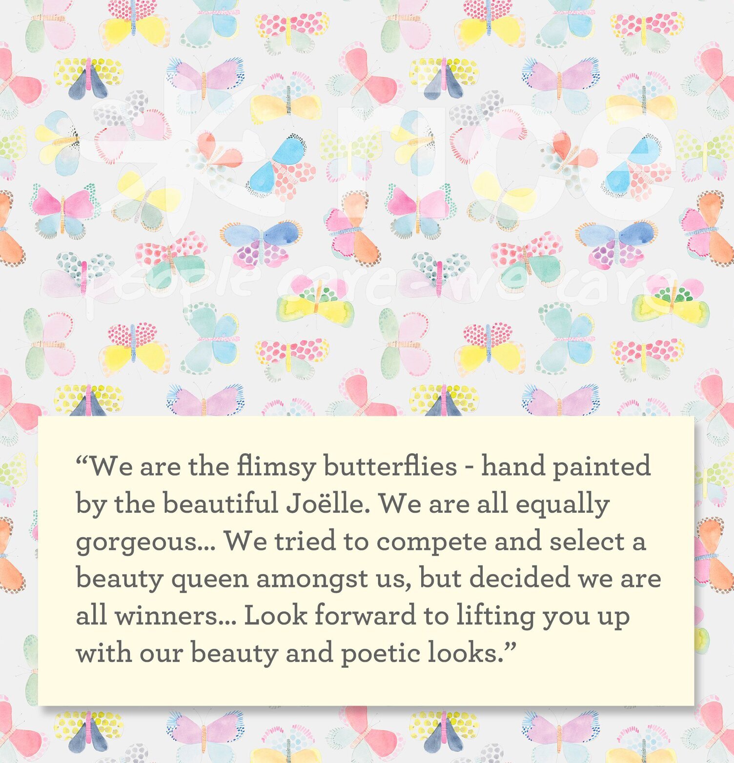 Liten Skål Butterfly Print från Rice med färgglada fjärilar