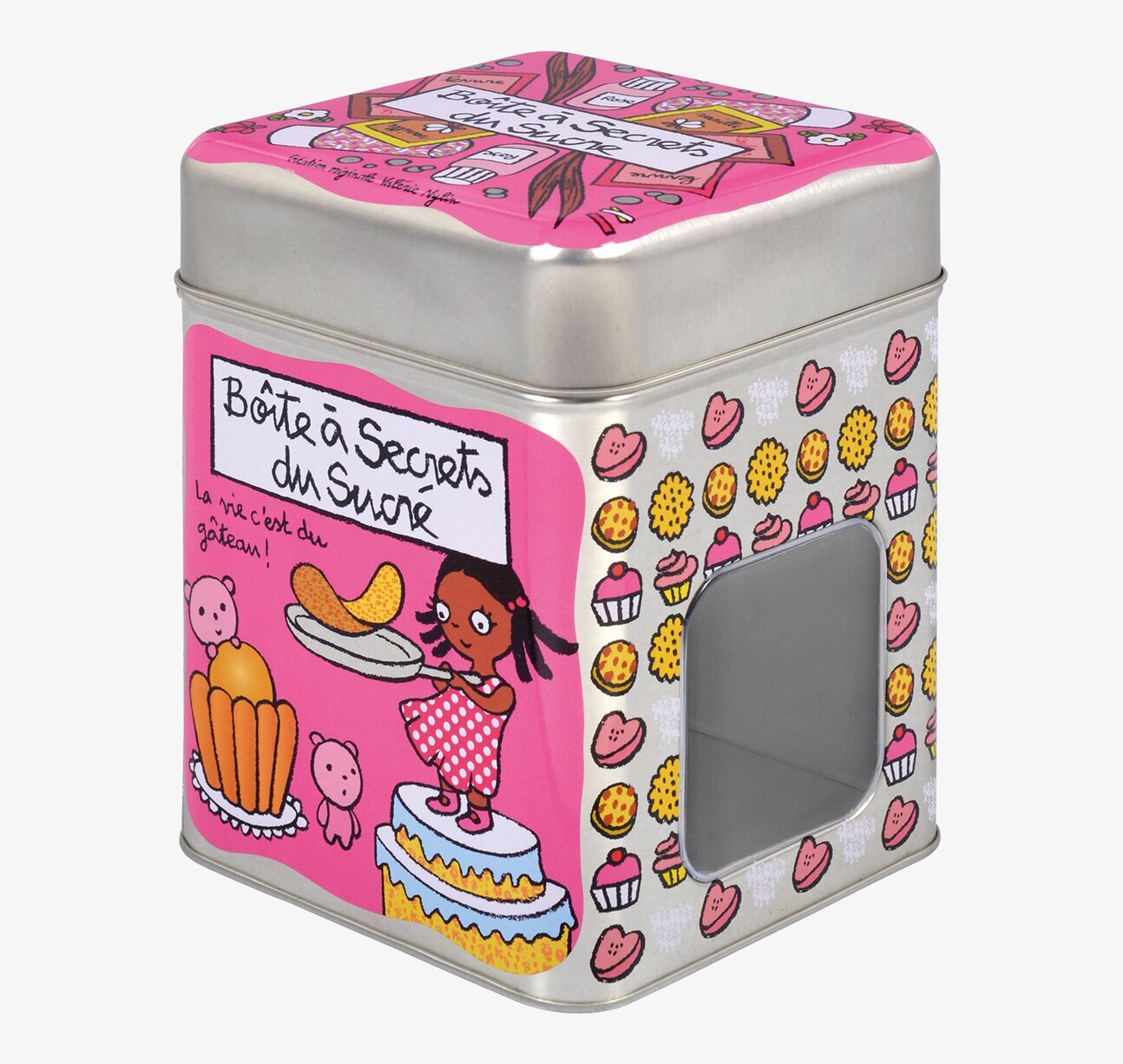 Plåtburk Smart Sötsaker från Derrière la porte, färgglad