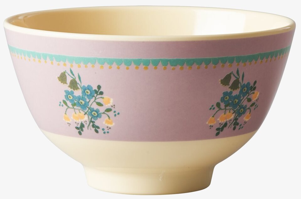 Liten Skål Dusty Lavender Flower Print från Rice