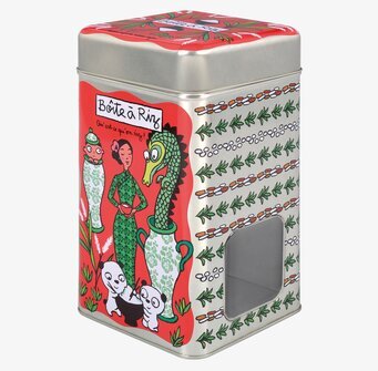 Bild av fantasifull och livfull plåtburk för ris