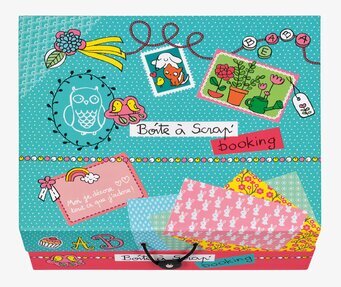 Låda Scrapbooking från Derriére la porte med färgglad design