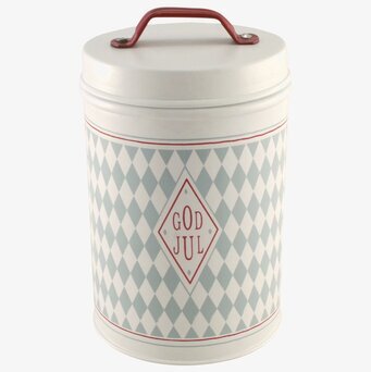 Harlekin God Jul Liten syltburk från Strömshaga i juldesign