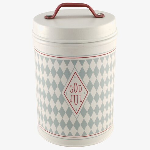 Harlekin God Jul Liten syltburk från Strömshaga i juldesign