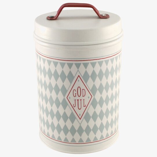 Harlekin God Jul Liten syltburk från Strömshaga i juldesign