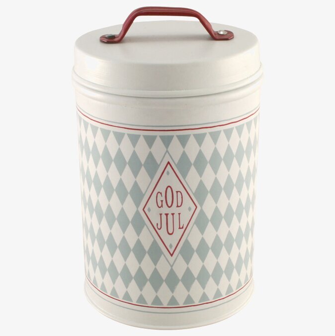 Harlekin God Jul Liten syltburk från Strömshaga i juldesign