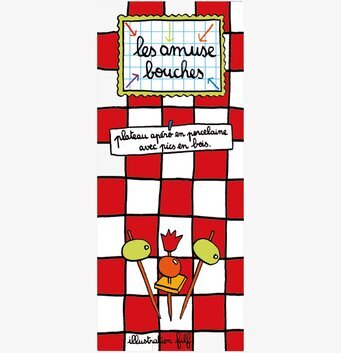 Snackfat Köksruta från Derriére la porte med rutmönster