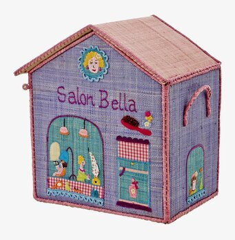 Förvaringskorg Cottage från Rice med broderad butikstema