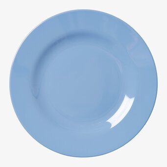 Tallrikar 6-Pack - Go For The Fun från Rice, blå melamin