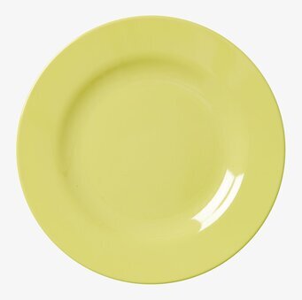 Tallrikar 6-Pack - Go For The Fun från Rice i ljusgult