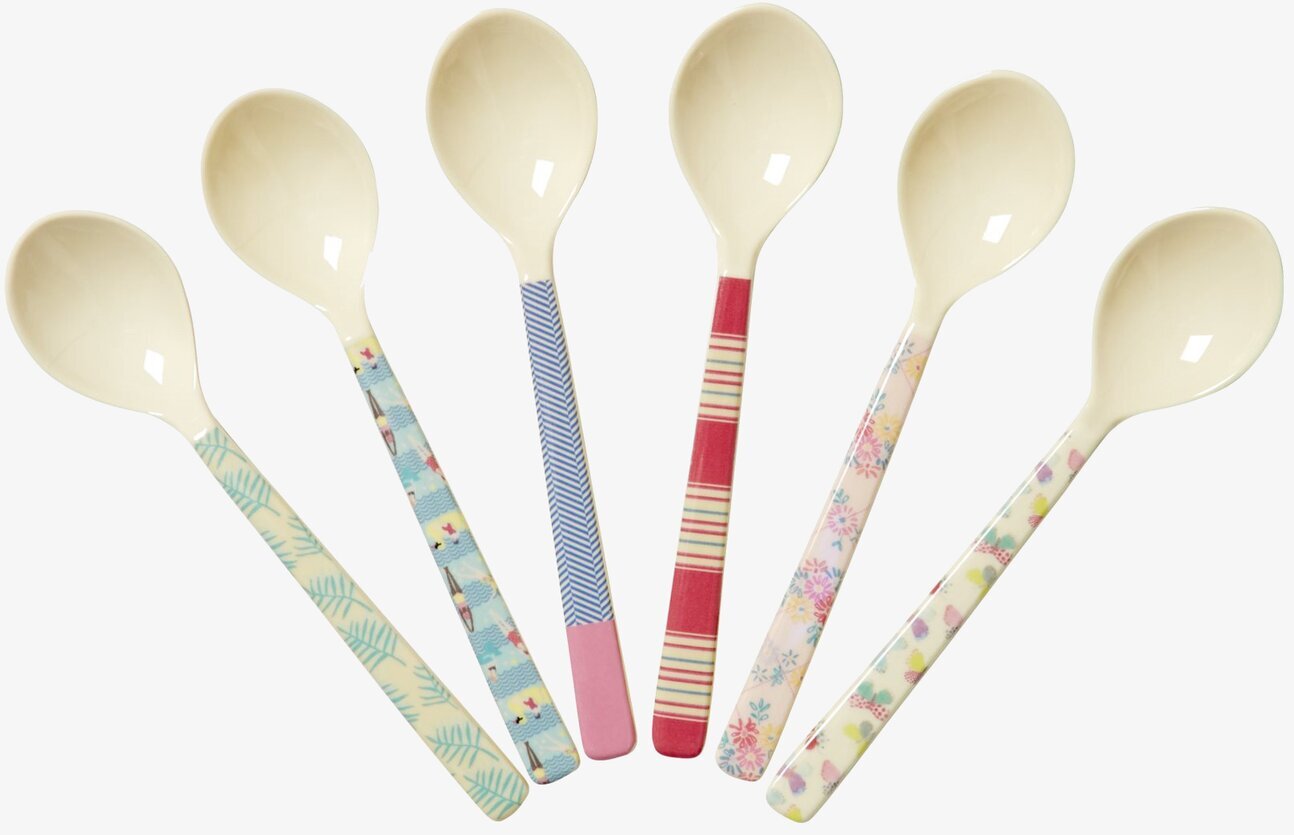 Korta Skedar - Go For The Fun från Rice i färgglada mönster