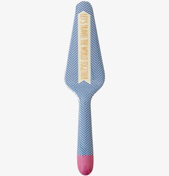 Tårtspade - Go For The Fun från Rice med blåvita ränder