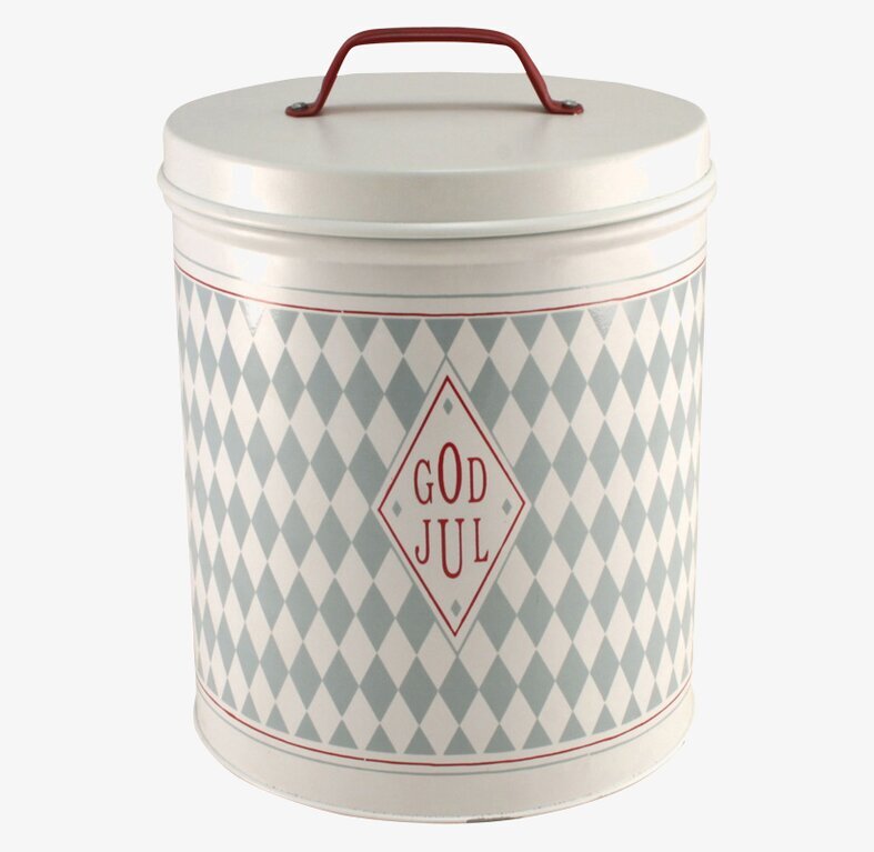 Harlekin God Jul Stor från Strömshaga med julmönster