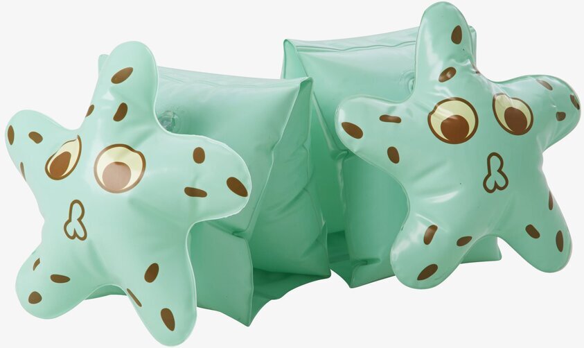 Simpuffar Sjöstjärna Grön från Rice, uppblåsbara armringar