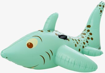 Haj Uppblåsbar Grön från Rice med charmerande ansikte