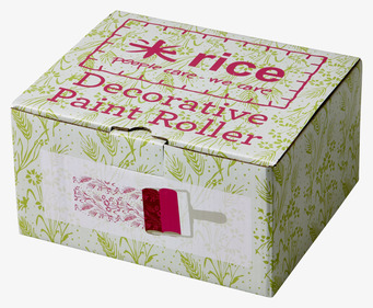 Färgroller Sädesslag från Rice, kartong med gröna sädesslag