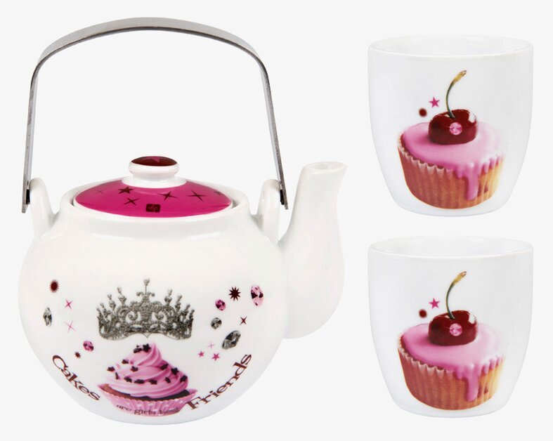 Tekanna Cup Cakes med muggar från Derriére la porte