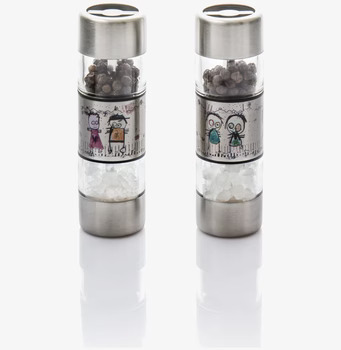 Salt & Pepparkvarn från Poul Pava med konstnärlig design