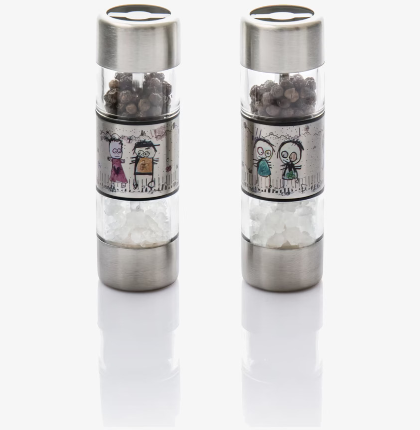 Salt & Pepparkvarn från Poul Pava med konstnärlig design