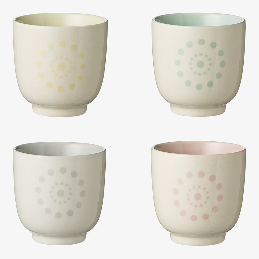 Alberte Muggar 4-Pack från Bloomingville i olika färger