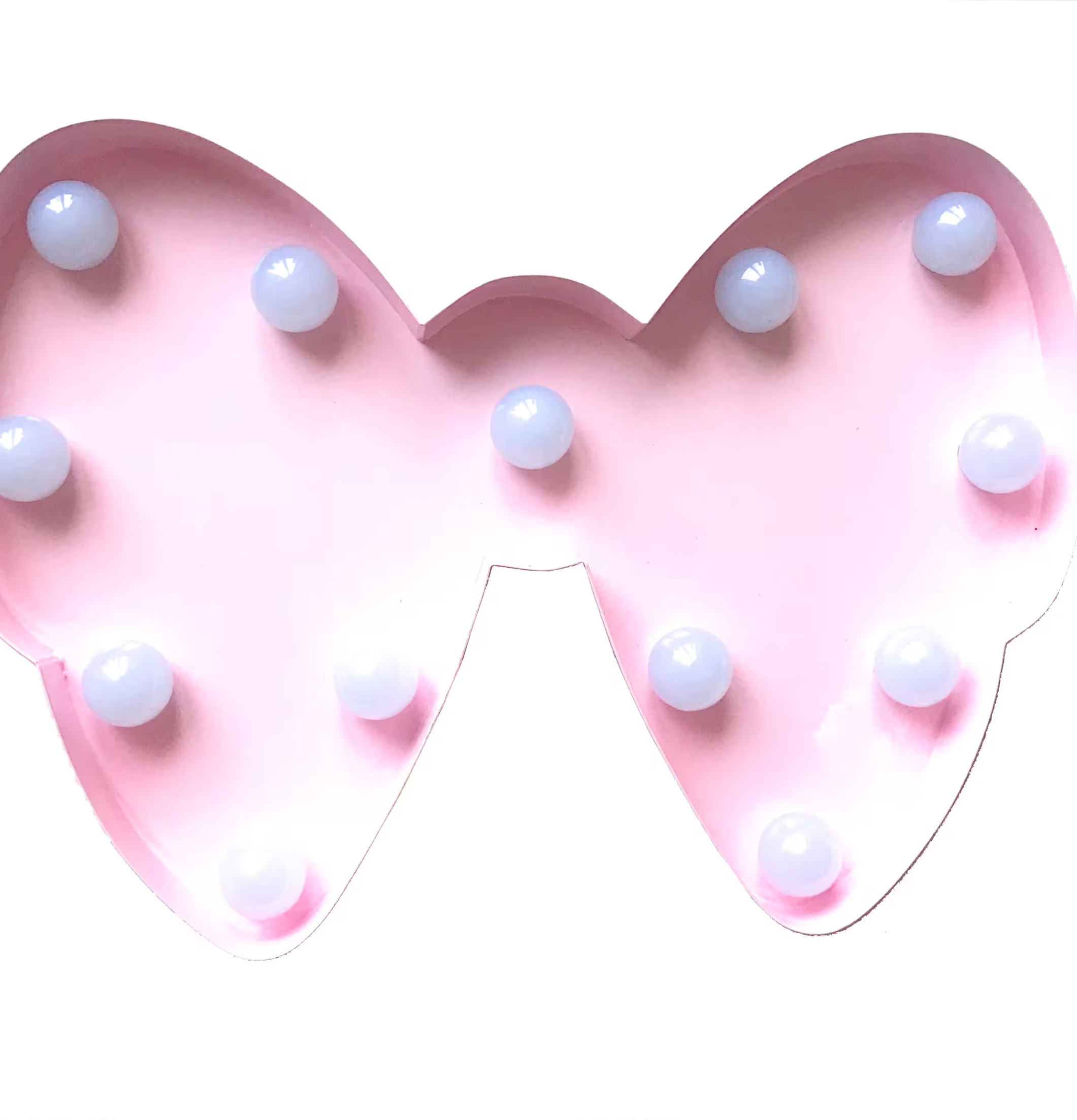 Rosett LED-Lampa Rosa från Familyroom, charmig dekoration.