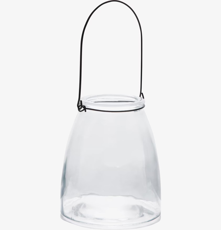 Glaslykta Med Handtag Ernst från Ernst i klar design