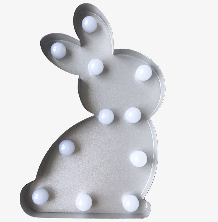 Kanin LED-Lampa Grå från Familyroom i barnrumsmiljö