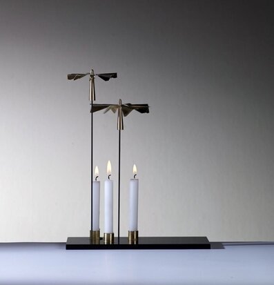 Bild av ett elegant och stilfullt änglaspel i rörelse