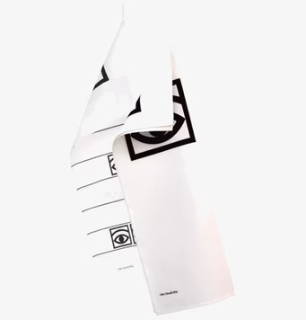 Kökshandduk Ögon Cacao Vit från Olle Eksell i köksmiljö