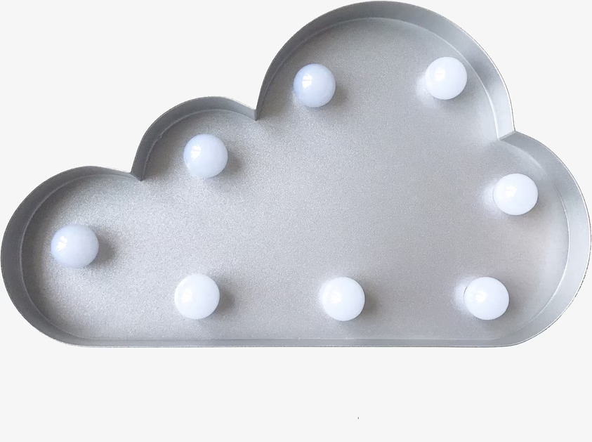 Moln LED-Lampa Grå från Familyroom, dekorativ och modern