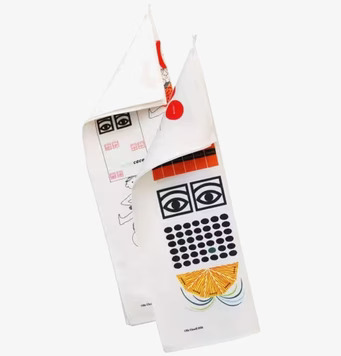 Kökshandduk Chocolate Box från Olle Eksell i köksmiljö