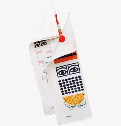 Kökshandduk Chocolate Box från Olle Eksell i köksmiljö