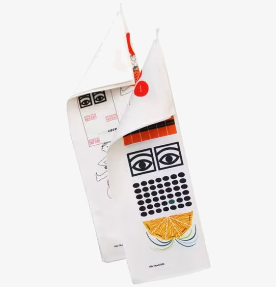 Kökshandduk Chocolate Box från Olle Eksell i köksmiljö