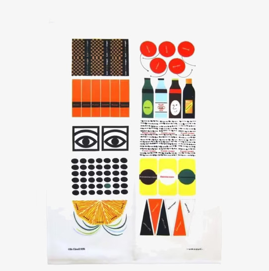 Kökshandduk Chocolate Box från Olle Eksell med retrodesign