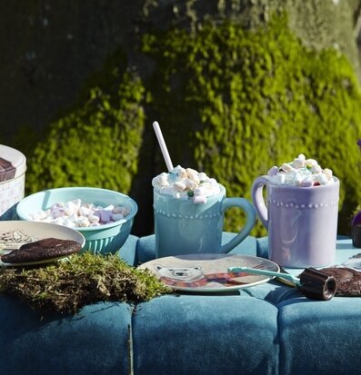 Bild av harmonisk utomhusmiljö med stilfulla detaljer