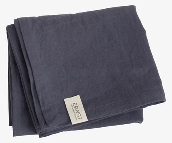 Duk Grå Ernst från varumärket Ernst, vikt på vit bakgrund