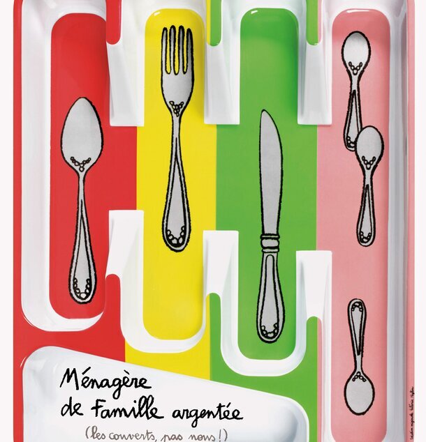 Besticklåda Färgglatt från Derriére la porte med fem fack