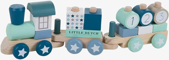 Leksakståg - Mixed Stars från Little Dutch i pastellfärger