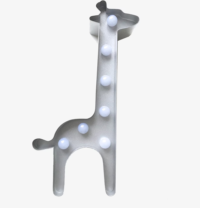 Giraff LED-Lampa Grå från Familyroom med sju LED-lampor