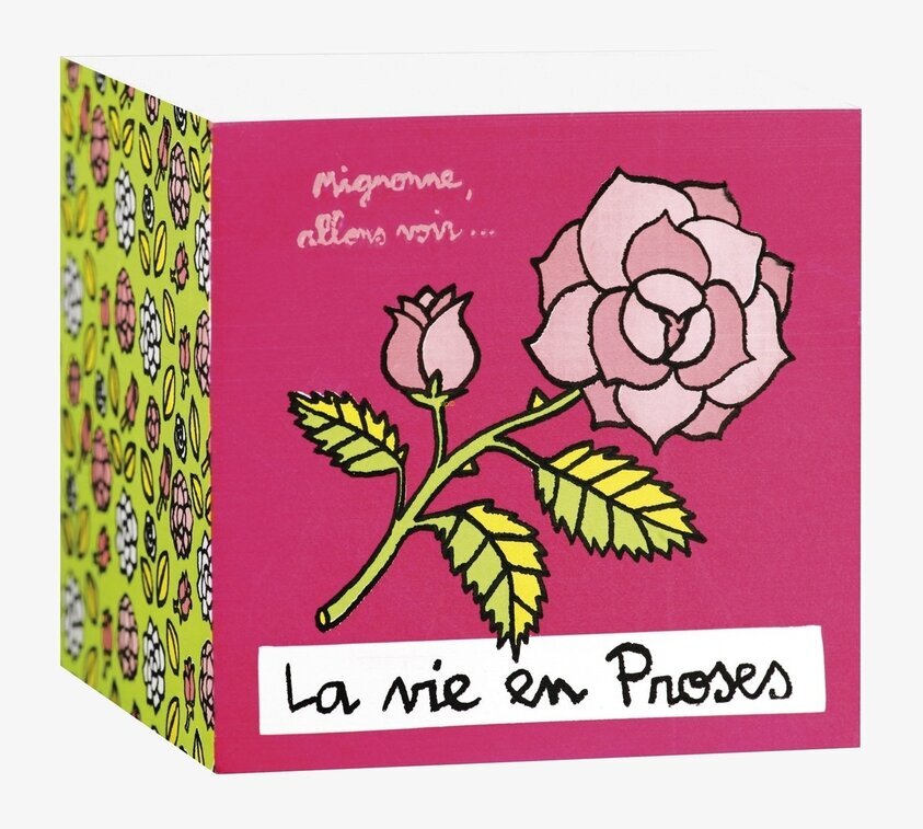 Block Ros anteckningsbok från Derriére la porte med rosor