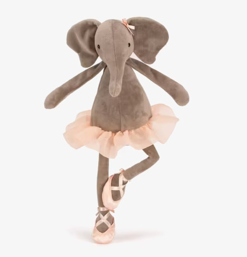 Gosedjur Dancing Darcey Elephant från Brigbys i balettkläder