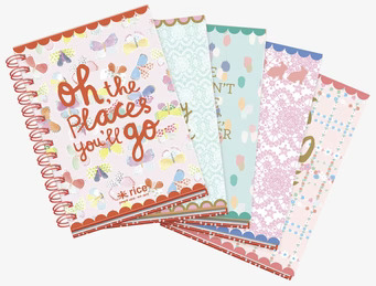 School Agenda 16/17 från Rice med pastellfärger och mönster