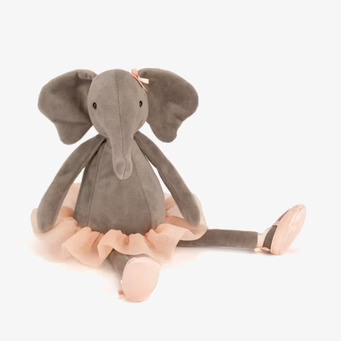 Gosedjur Dancing Darcey Elephant från Brigbys i balettkläder