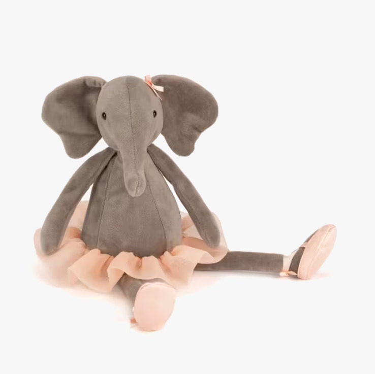 Gosedjur Dancing Darcey Elephant från Brigbys i balettkläder