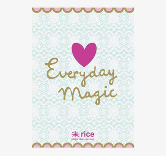 School Agenda 16/17 från Rice med ljus, mönstrad design