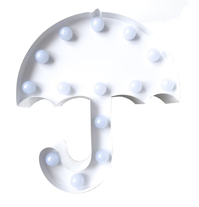 Paraply LED-Lampa Vit från Familyroom med unik design